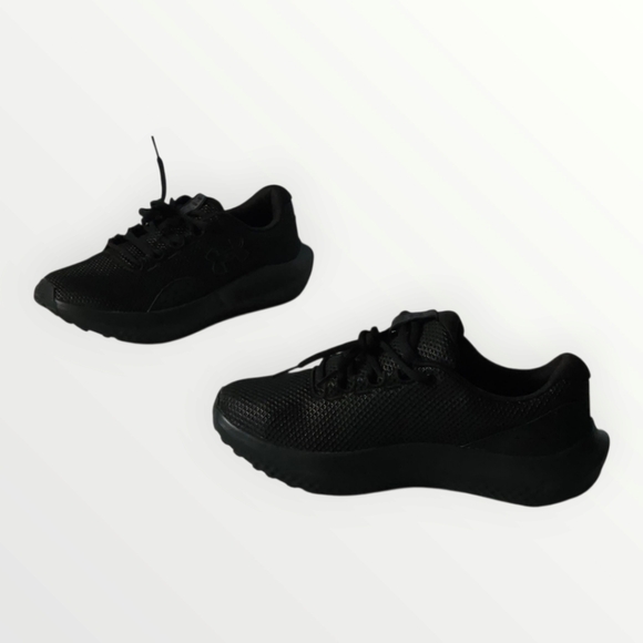 Under Armour Comfort Deluxe Sneakers Mens 9 Black Mesh Lace-Up Athletic‎ Shoes - Picture 1 of 10